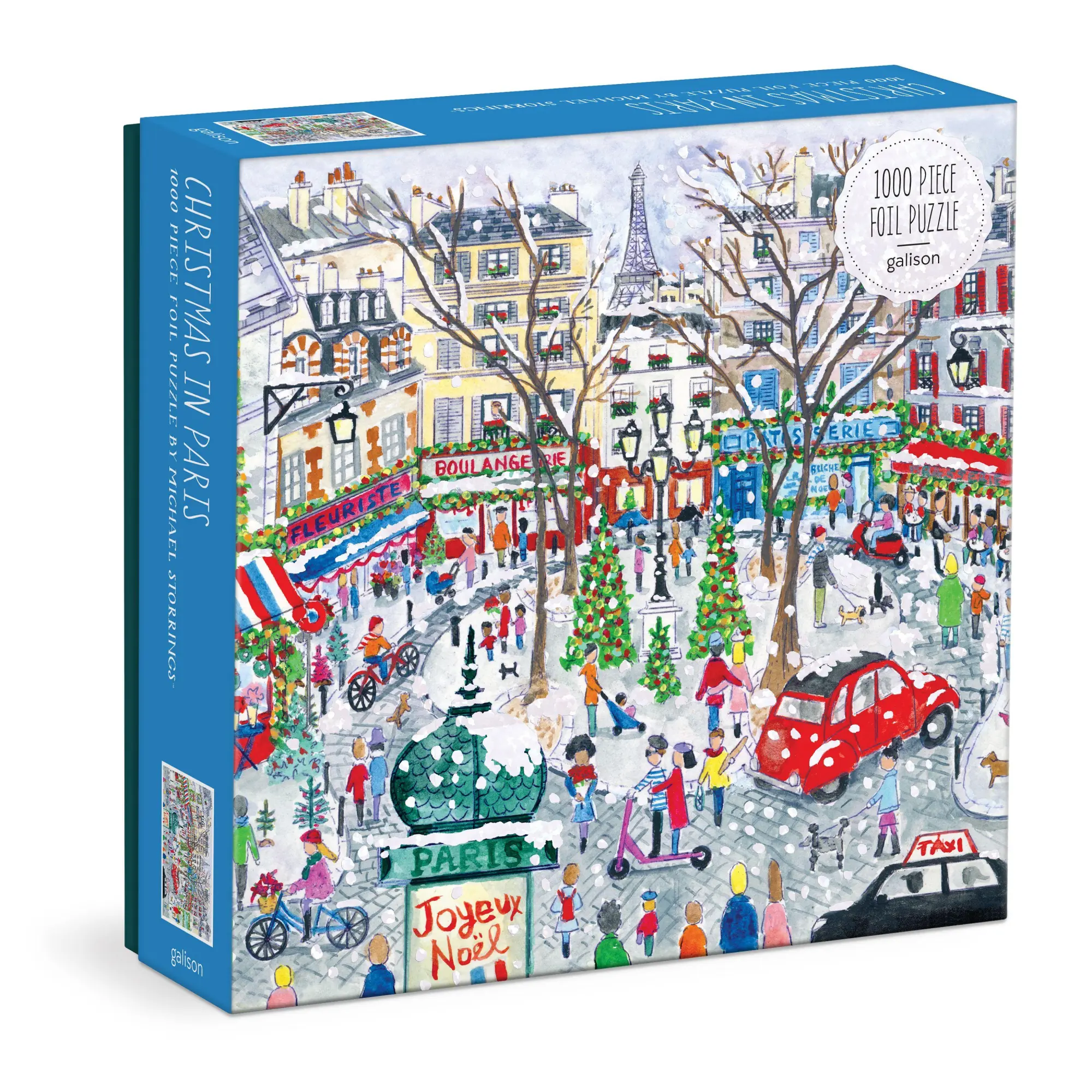 Cover: 9780735380547 | Michael Storrings Christmas in Paris. 1000 Piece Foil Puzzle | Spiel