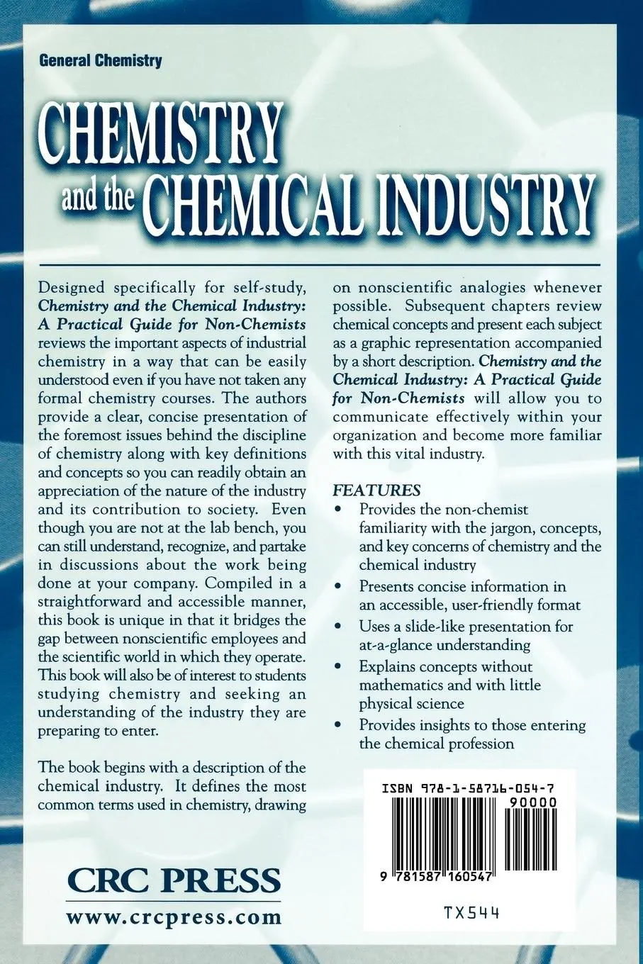 Rückseite: 9781587160547 | Chemistry and the Chemical Industry | Robert A. Smiley (u. a.) | Buch