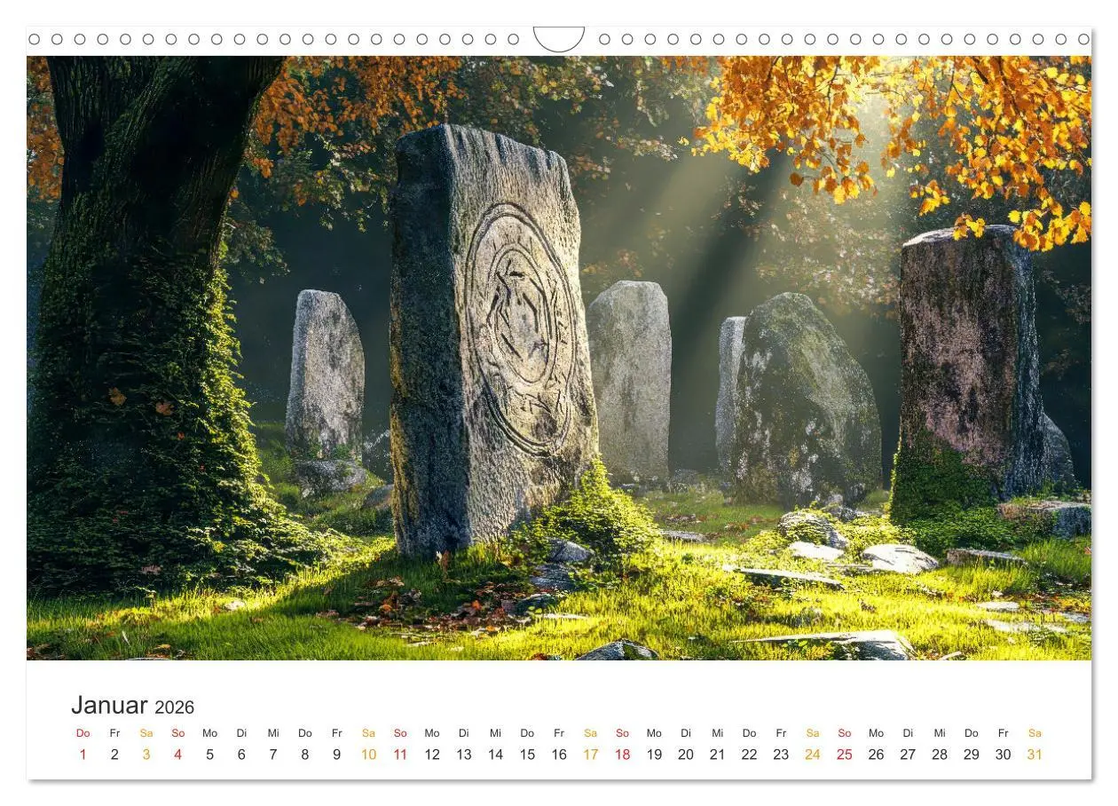 Bild: 9783457270547 | Magische Steine - Tor zur Anderswelt (Wandkalender 2026 DIN A3...