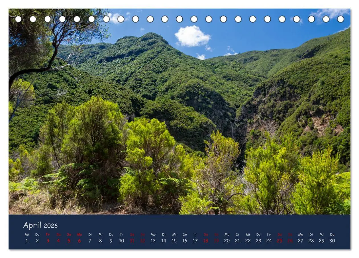 Bild: 9783457890547 | Naturwunder Madeira (Tischkalender 2026 DIN A5 quer), CALVENDO...