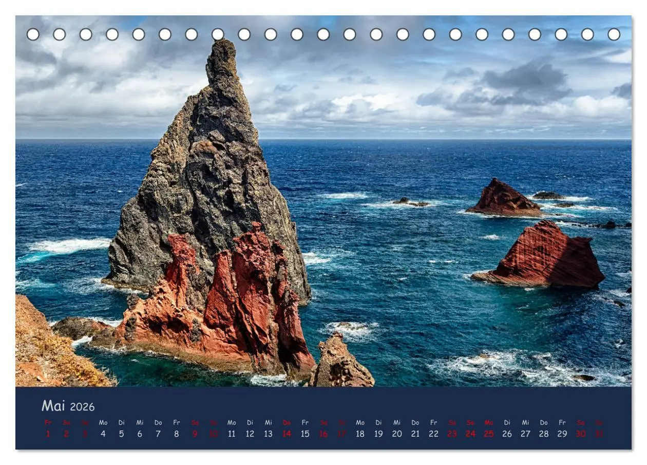 Bild: 9783457890547 | Naturwunder Madeira (Tischkalender 2026 DIN A5 quer), CALVENDO...