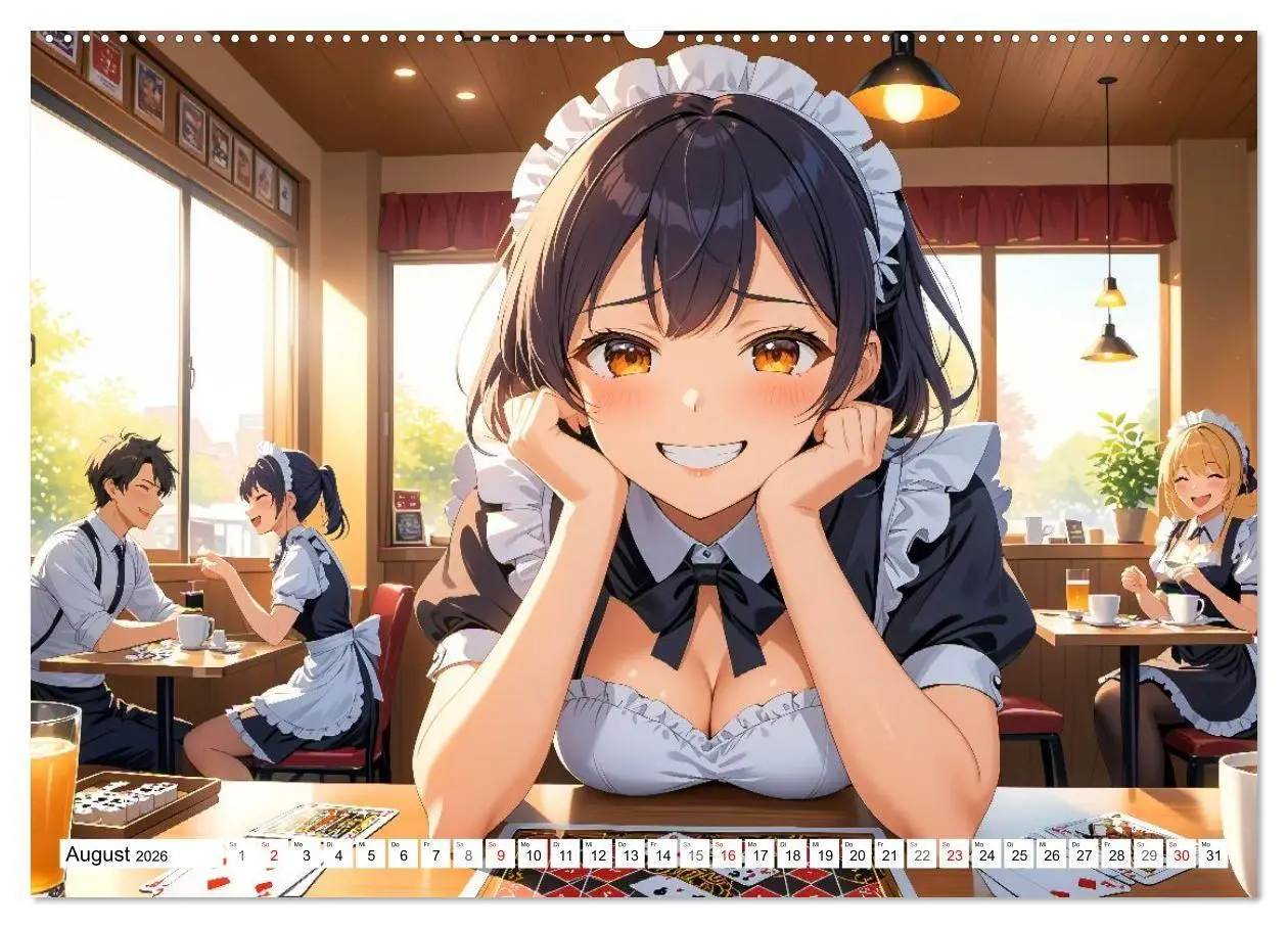 Bild: 9783516670547 | Manga Café Träume - Kawaii Anime-Kalender voller süßer Momente...