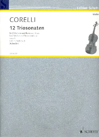 Cover: 9790001060547 | Twelve Triosonatas op. 1 Band 4 | Arcangelo Corelli | Buch | 1985