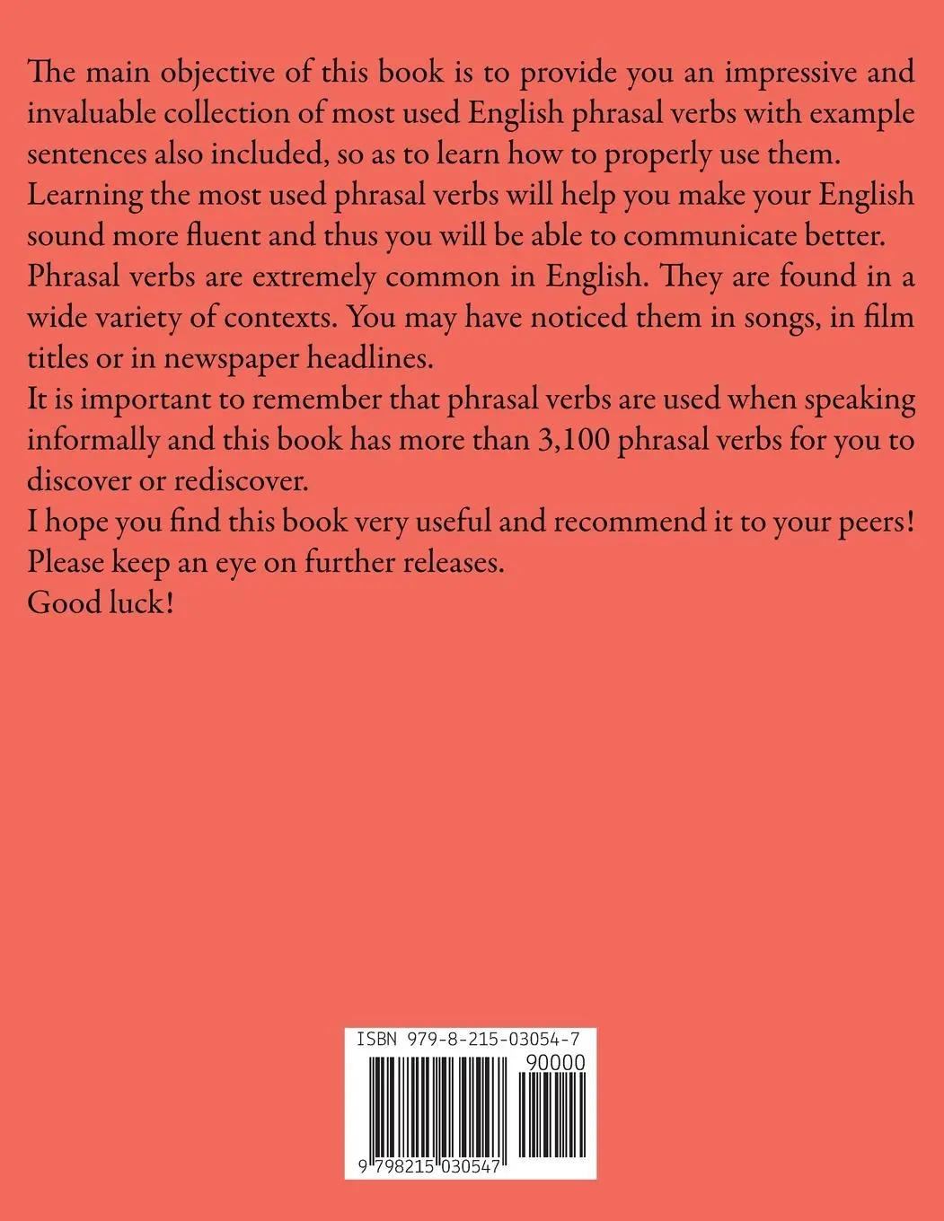 Rückseite: 9798215030547 | English Phrasal Verbs Ultimate Collection | Daniel B. Smith | Buch