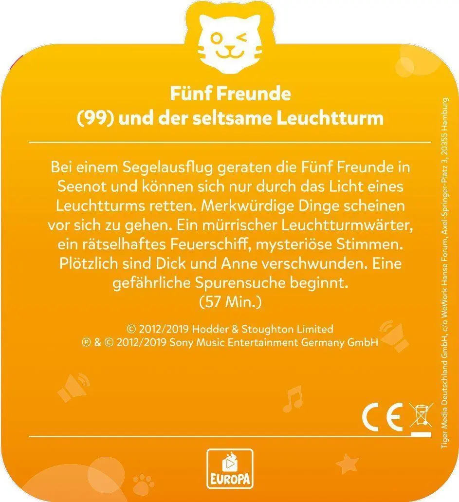 Bild: 4260535480647 | tigercard - Fünf Freunde - Folge 99: und der seltsame Leuchtturm