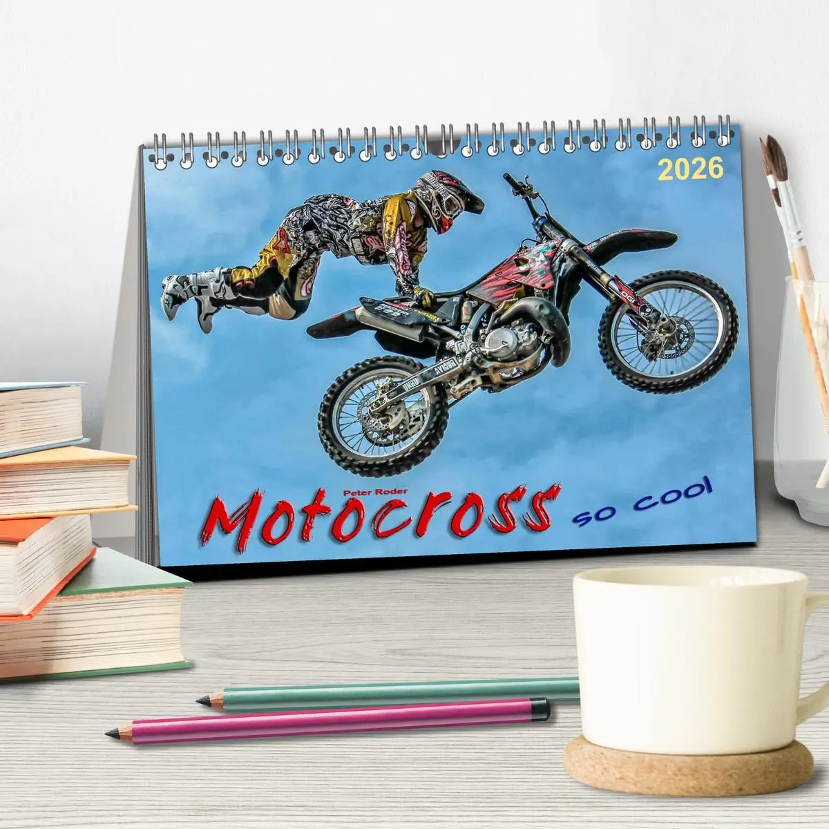 Bild: 9783457950647 | Motocross - so cool (Tischkalender 2026 DIN A5 quer), CALVENDO...
