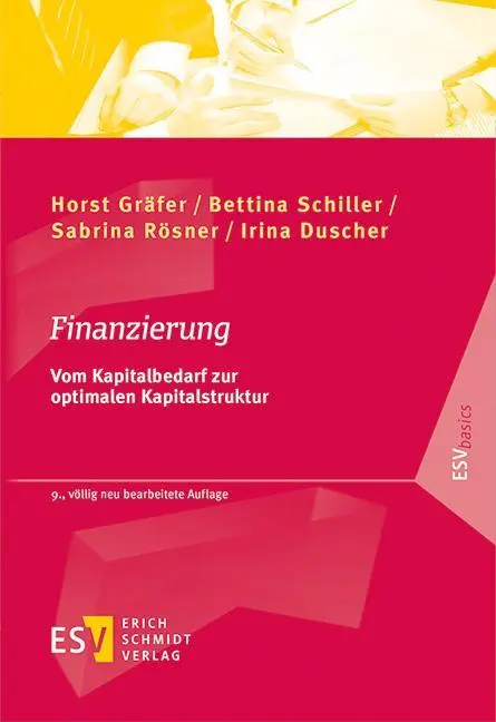 Cover: 9783503240647 | Finanzierung | Vom Kapitalbedarf zur optimalen Kapitalstruktur | Buch