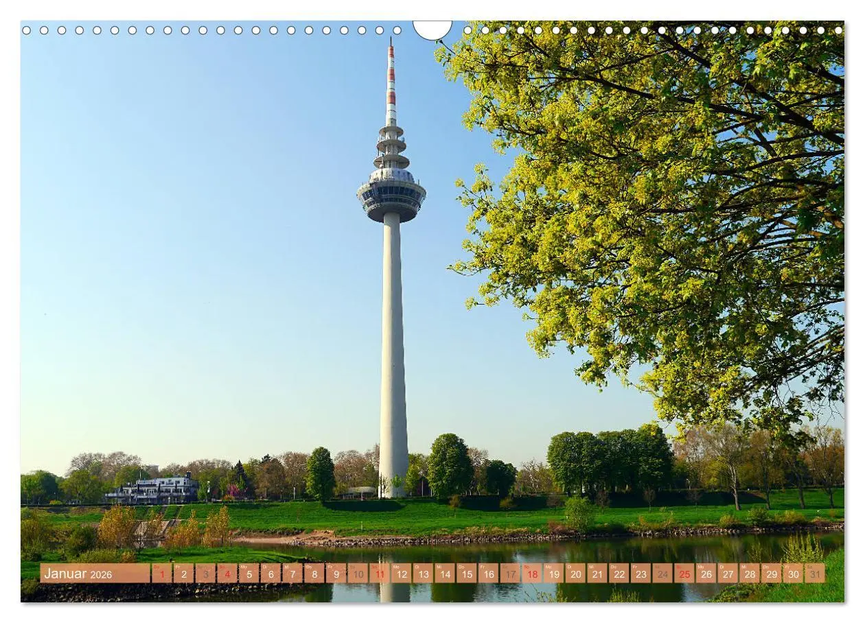 Bild: 9783516040647 | Mannheim - Stadt im Quadrat (Wandkalender 2026 DIN A3 quer),...
