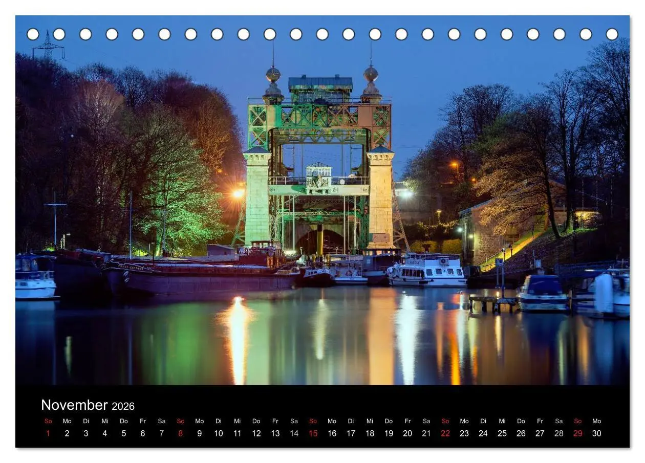 Bild: 9783516110647 | Ruhrlights II - Nachtlichter des Ruhrgebietes (Tischkalender 2026...