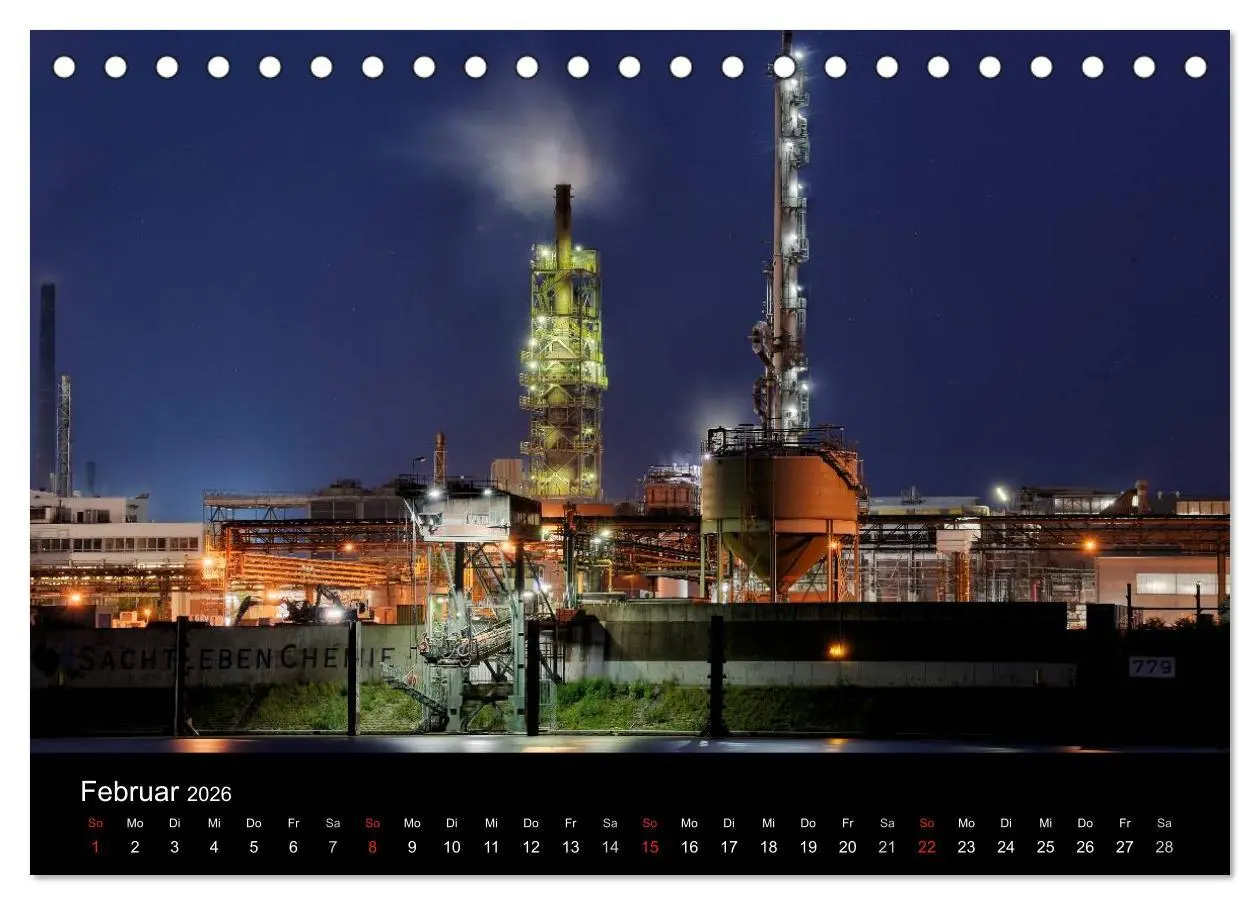 Bild: 9783516110647 | Ruhrlights II - Nachtlichter des Ruhrgebietes (Tischkalender 2026...