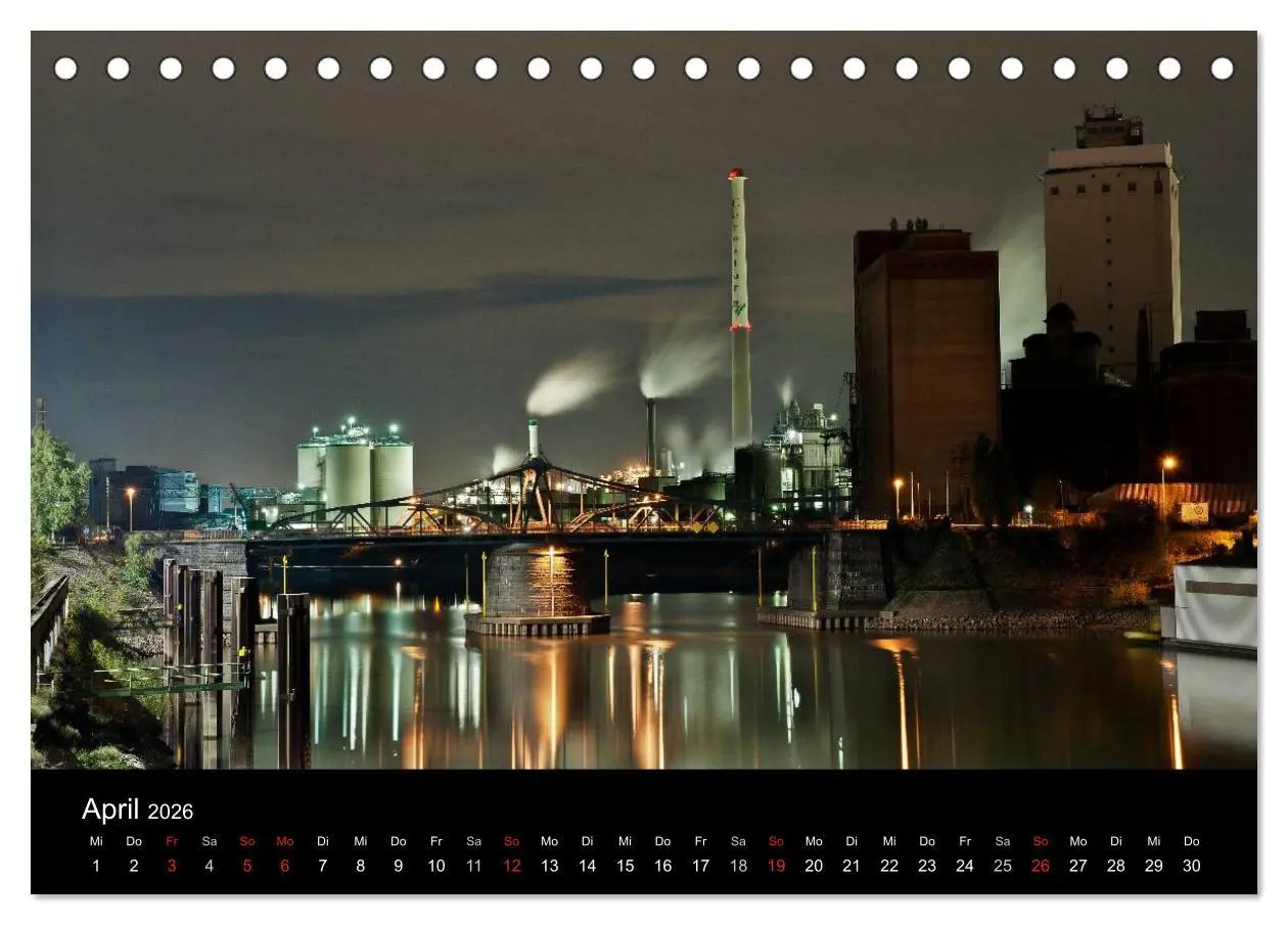 Bild: 9783516110647 | Ruhrlights II - Nachtlichter des Ruhrgebietes (Tischkalender 2026...