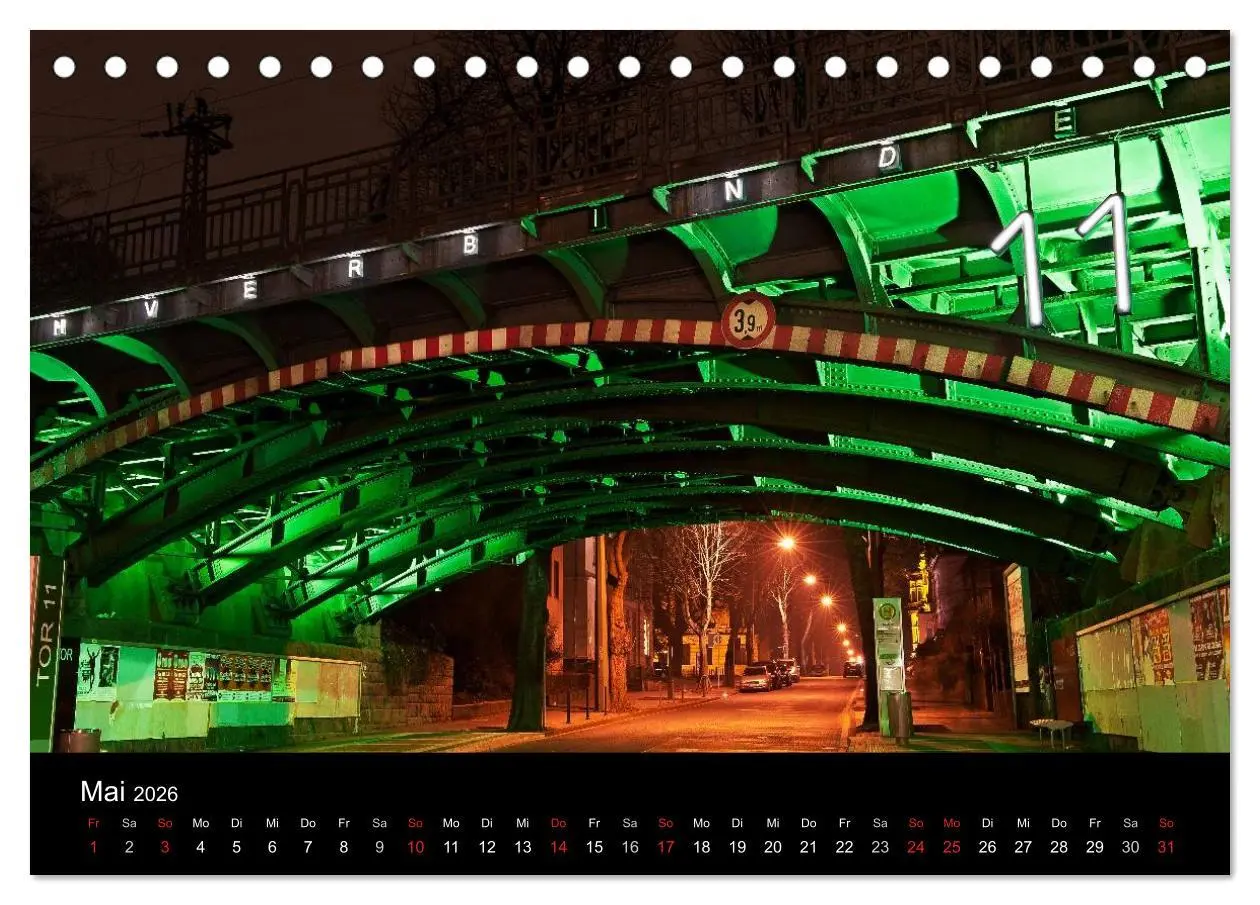 Bild: 9783516110647 | Ruhrlights II - Nachtlichter des Ruhrgebietes (Tischkalender 2026...