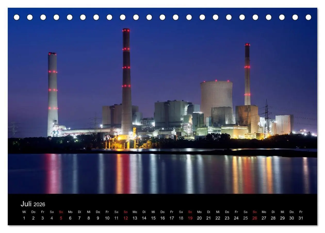 Bild: 9783516110647 | Ruhrlights II - Nachtlichter des Ruhrgebietes (Tischkalender 2026...