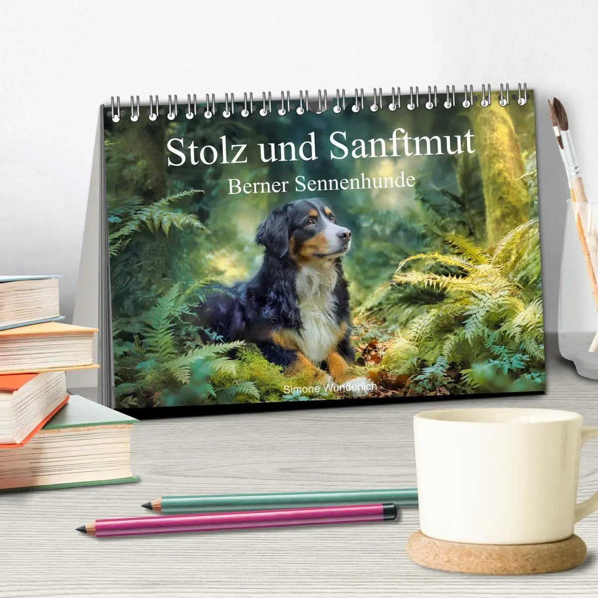 Bild: 9783516800647 | Stolz und Sanftmut - Berner Sennenhunde (Tischkalender 2027 DIN A5...