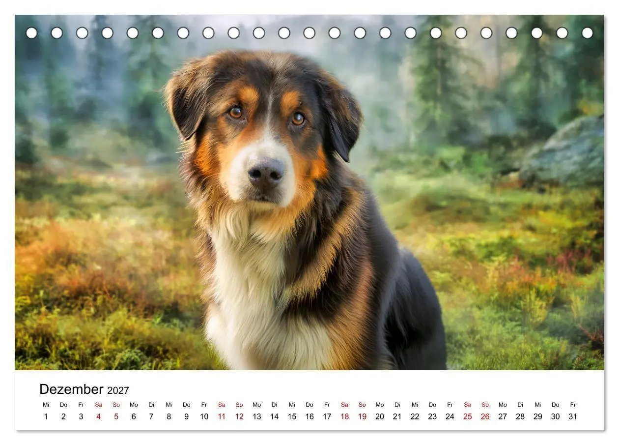 Bild: 9783516800647 | Stolz und Sanftmut - Berner Sennenhunde (Tischkalender 2027 DIN A5...