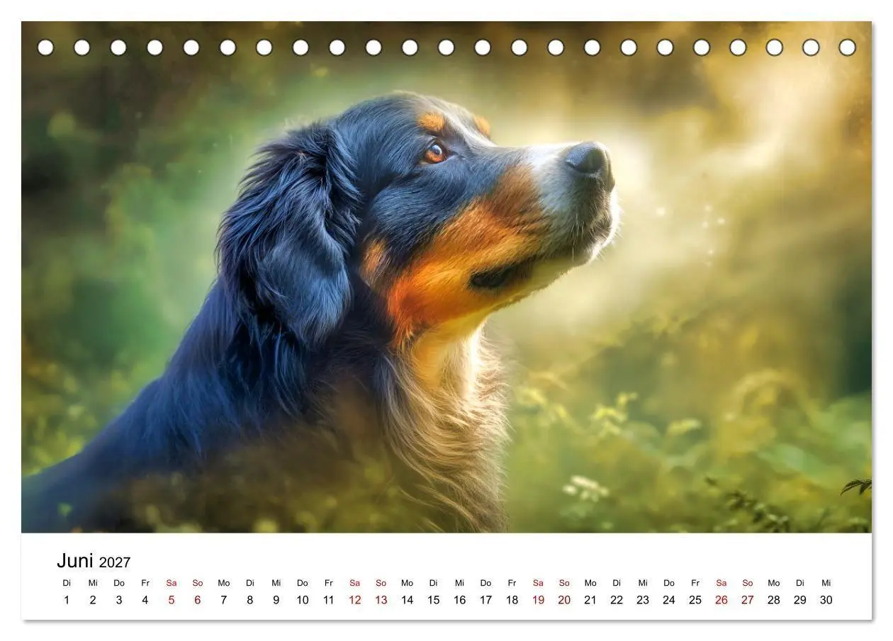 Bild: 9783516800647 | Stolz und Sanftmut - Berner Sennenhunde (Tischkalender 2027 DIN A5...
