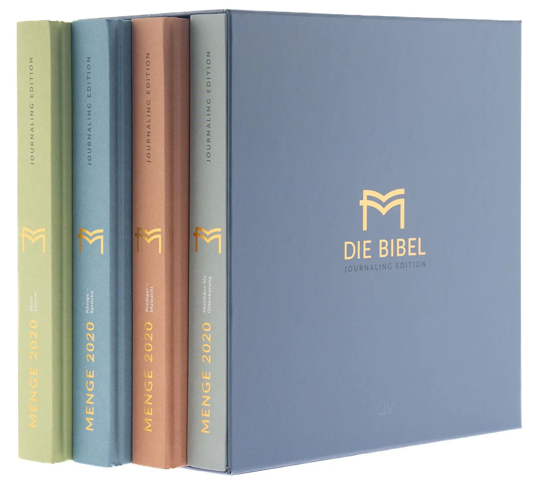 Cover: 9783866990647 | Menge 2020 (Bibel) - Journaling Edition - 4 Bände im Schuber | Buch