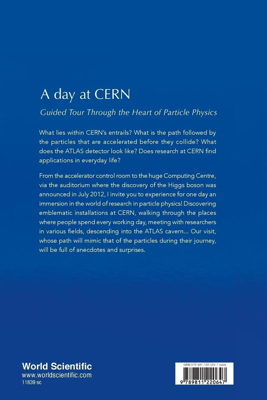 Rückseite: 9789811220647 | DAY AT CERN, A | Gautier Depambour | Taschenbuch | Englisch | 2020
