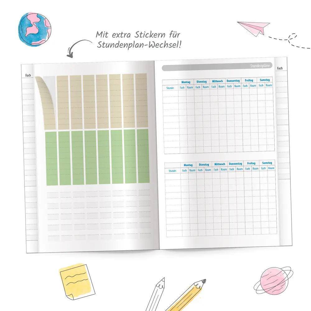 Bild: 4251901510747 | Trötsch Hausaufgabenheft für Schlaue Glitter | Trötsch Verlag | Buch