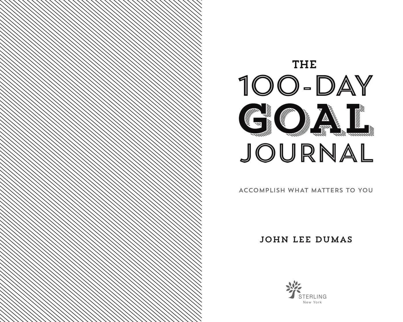 Bild: 9781454930747 | The 100-Day Goal Journal | Accomplish What Matters to You | Dumas