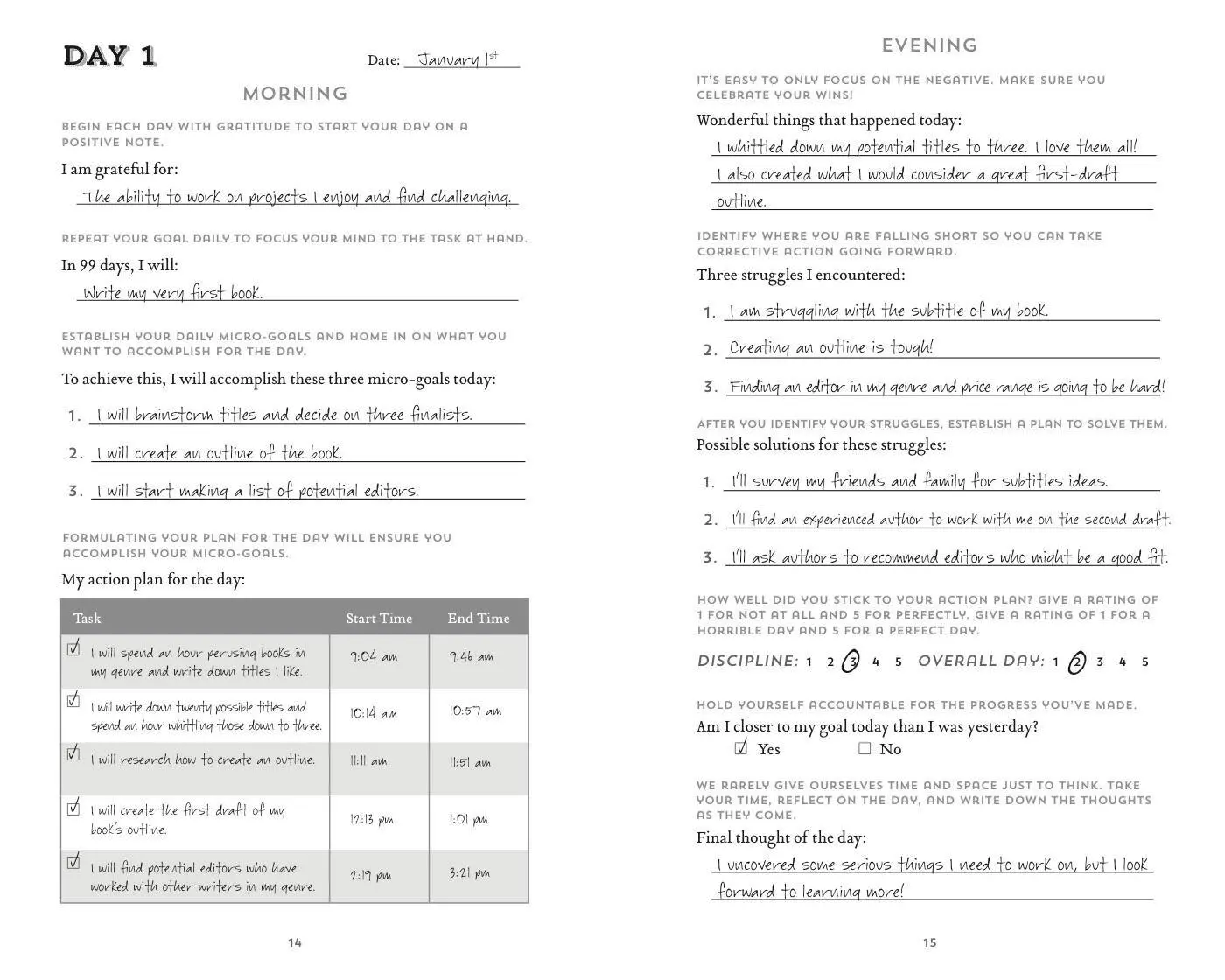 Bild: 9781454930747 | The 100-Day Goal Journal | Accomplish What Matters to You | Dumas