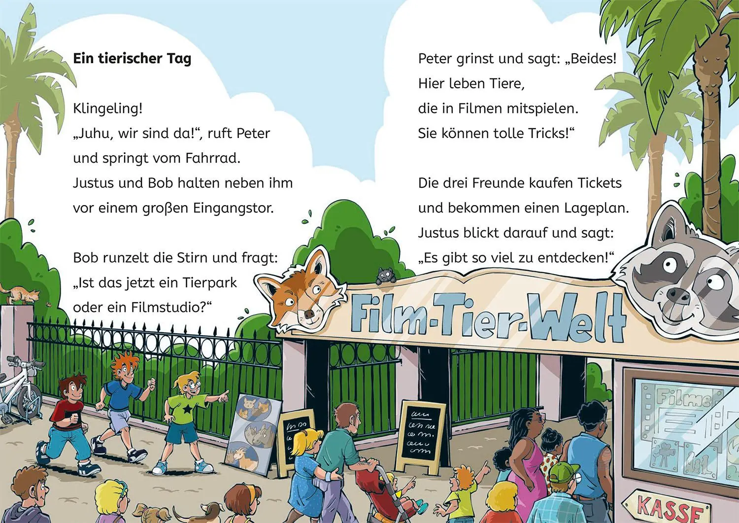 Bild: 9783440180747 | Die drei ??? Kids, Bücherhelden 1. Klasse, Diebe im Tierpark | Buch