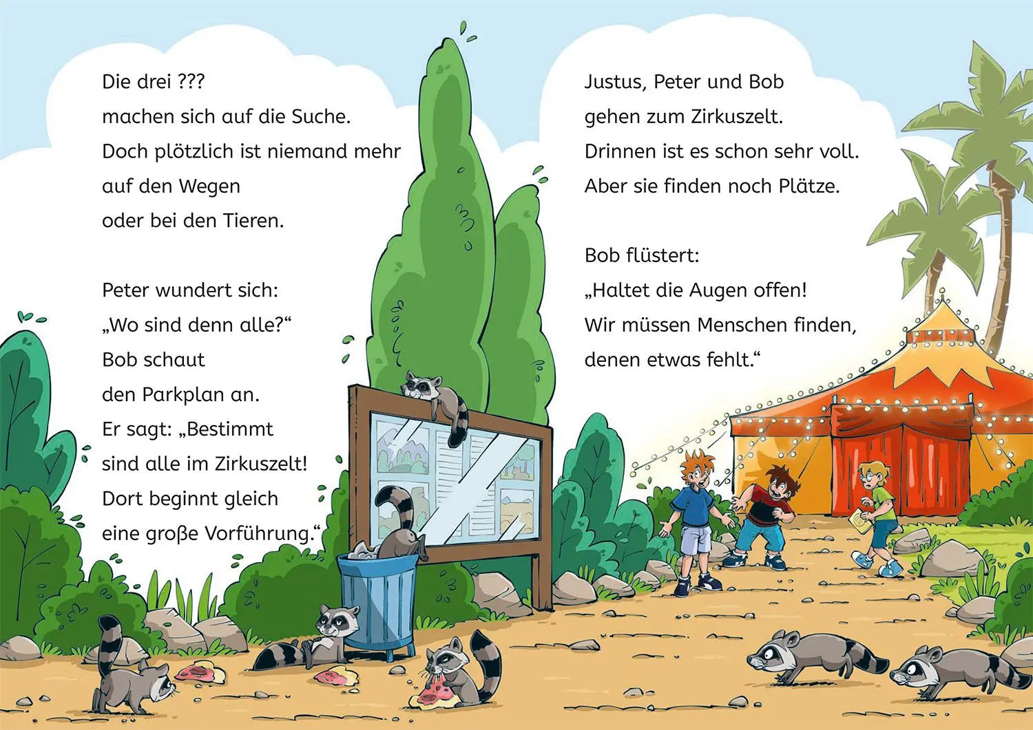 Bild: 9783440180747 | Die drei ??? Kids, Bücherhelden 1. Klasse, Diebe im Tierpark | Buch