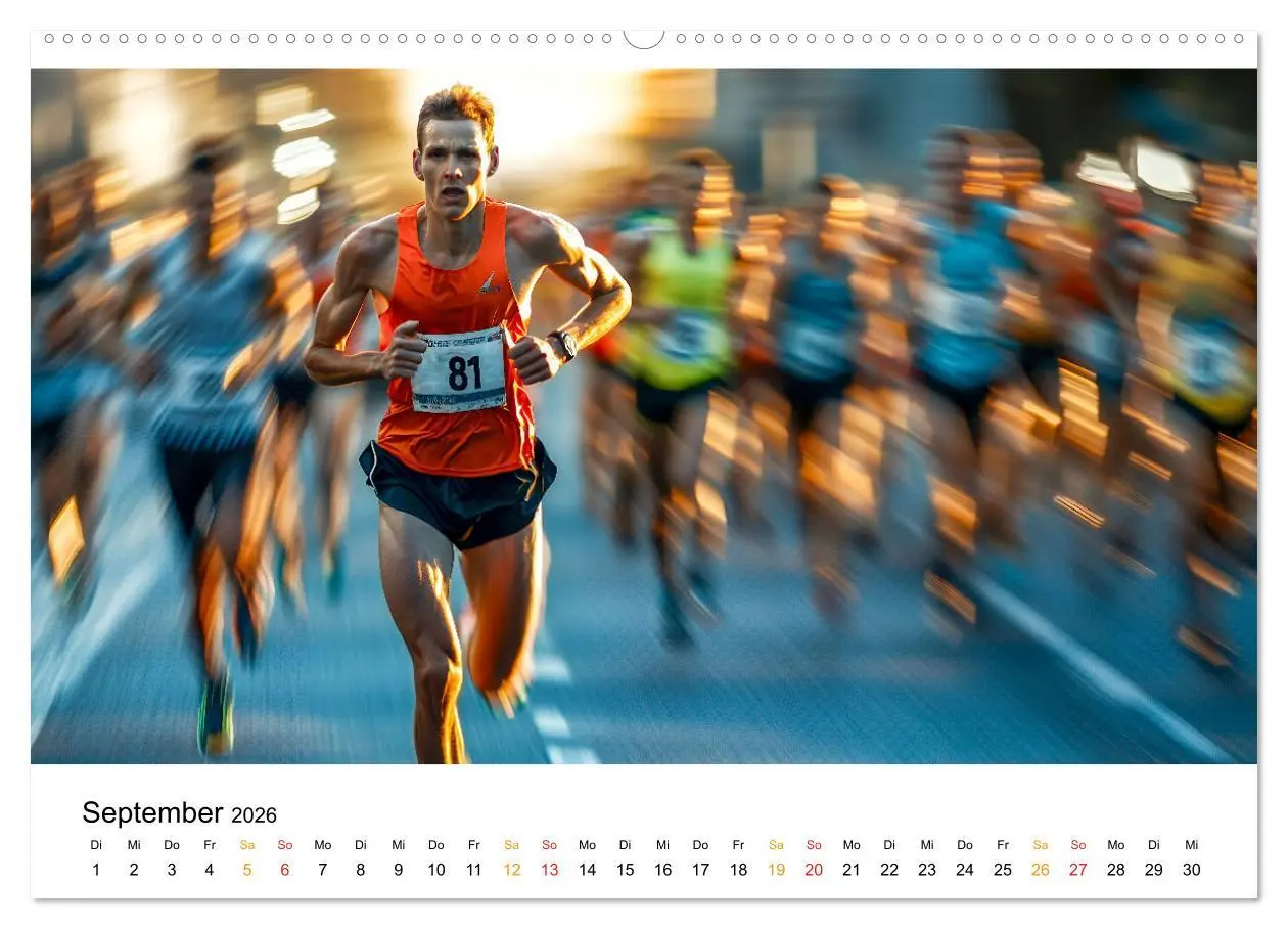 Bild: 9783457320747 | Triathlon Power (Wandkalender 2026 DIN A2 quer), CALVENDO...