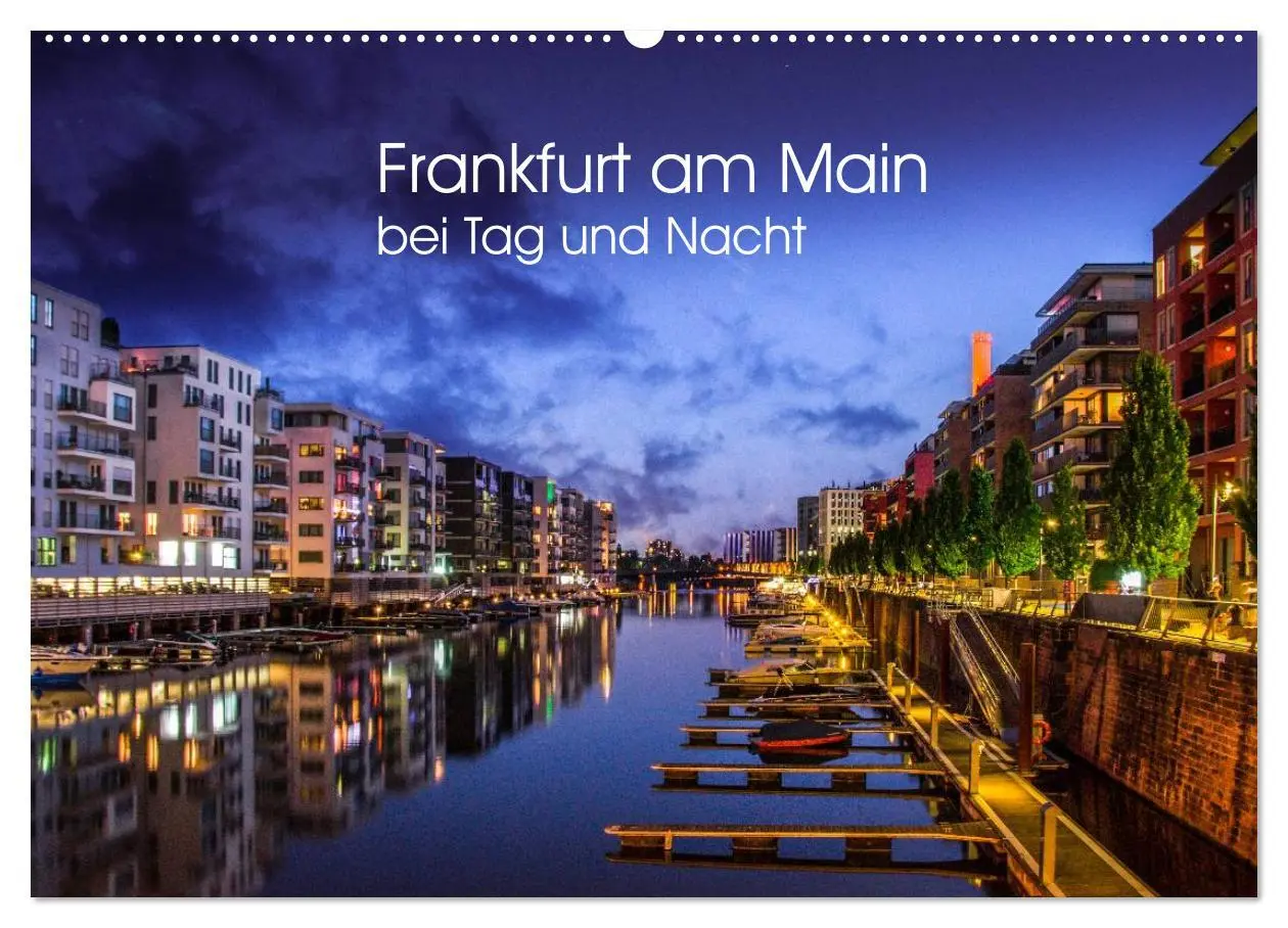 Cover: 9783516030747 | Frankfurt am Main bei Tag und Nacht (Wandkalender 2026 DIN A2...