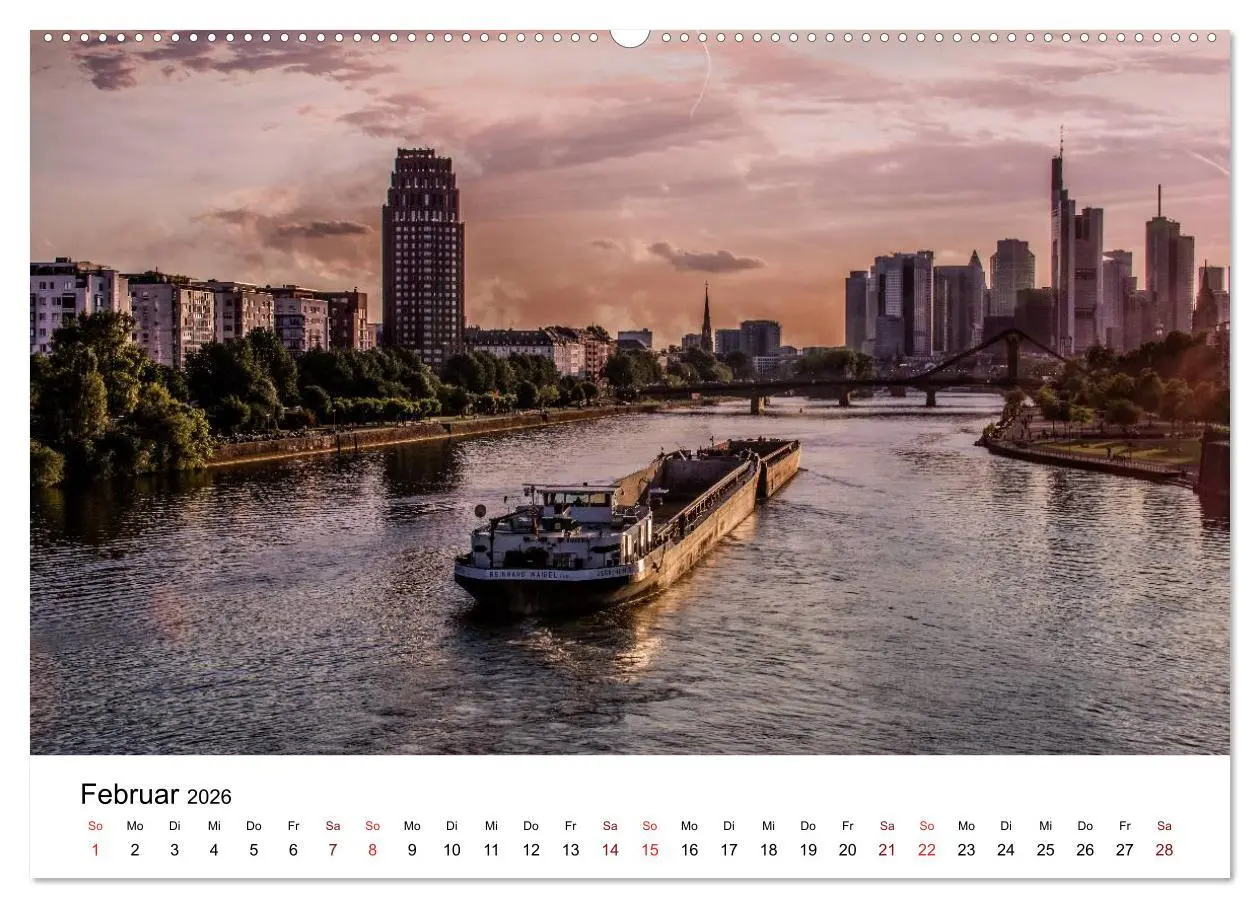 Bild: 9783516030747 | Frankfurt am Main bei Tag und Nacht (Wandkalender 2026 DIN A2...