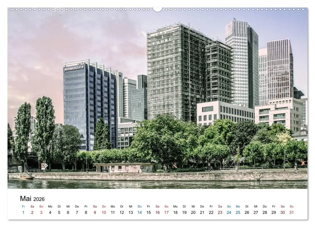 Bild: 9783516030747 | Frankfurt am Main bei Tag und Nacht (Wandkalender 2026 DIN A2...