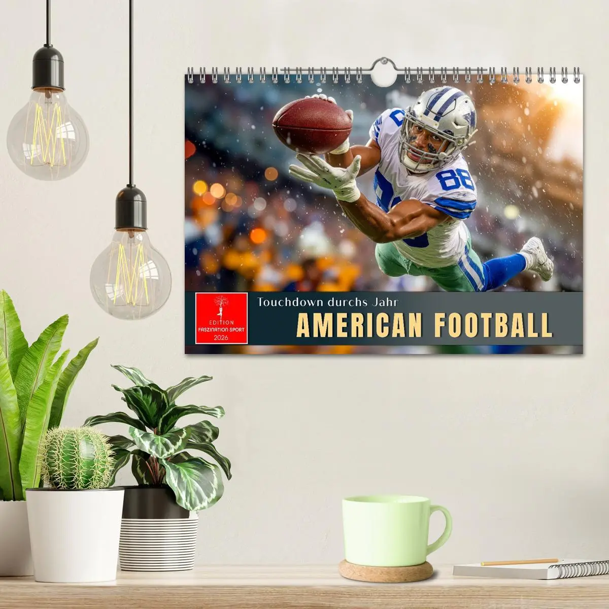 Bild: 9783516650747 | American Football - Touchdown durchs Jahr (Wandkalender 2026 DIN A4...