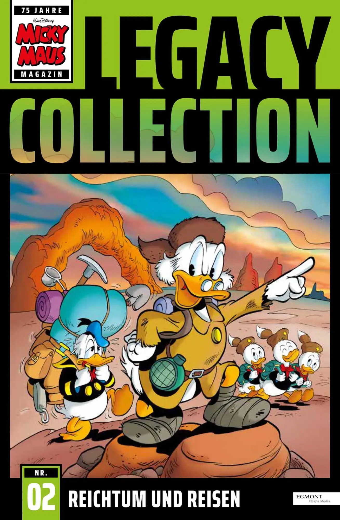 Cover: 9783841370747 | Micky Maus Legacy Collection 02 | Reichtum und Reisen | Disney | Buch