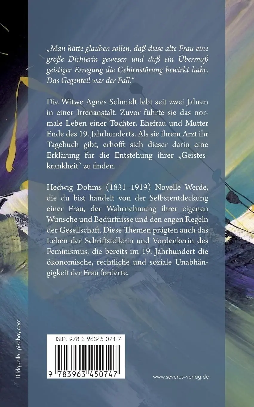 Rückseite: 9783963450747 | Werde, die Du bist | Hedwig Dohm | Taschenbuch | Paperback | 80 S.
