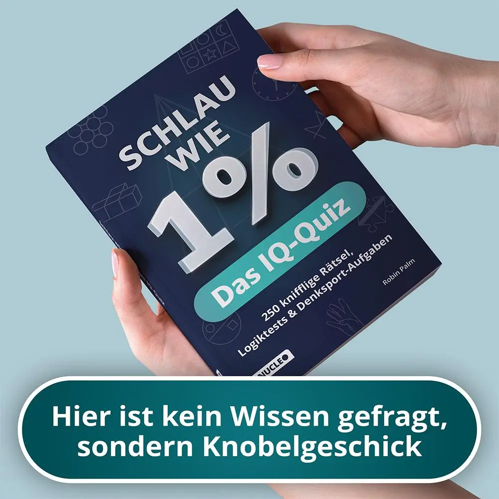 Bild: 9783985610747 | Schlau wie 1% - Das IQ-Quiz | Robin Palm | Taschenbuch | 208 S. | 2025