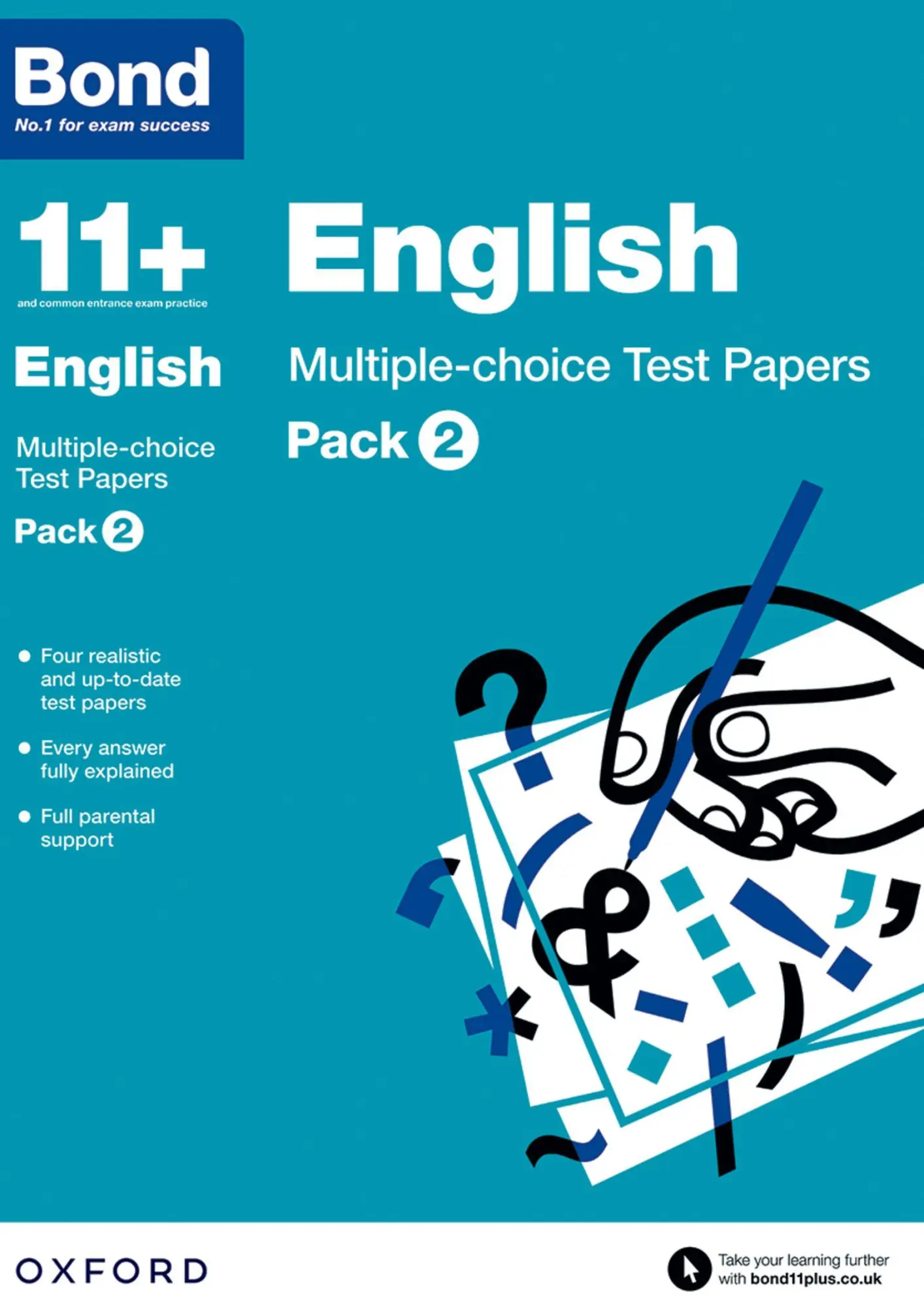 Cover: 9780192740847 | Bond 11+: English: Multiple-choice Test Papers: Ready for the 2025...