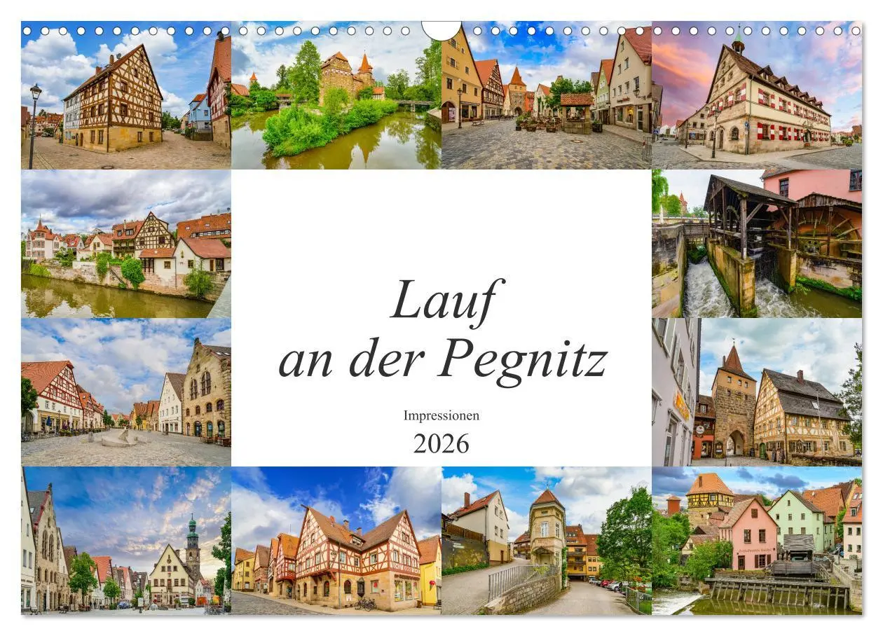 Cover: 9783457790847 | Lauf an der Pegnitz Impressionen (Wandkalender 2026 DIN A3 quer),...