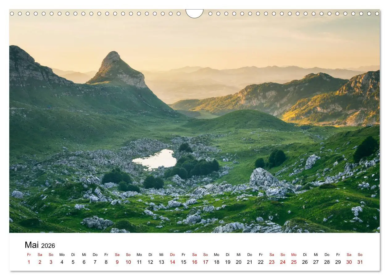 Bild: 9783457930847 | Montenegro - Im Land der schwarzen Berge (Wandkalender 2026 DIN A3...