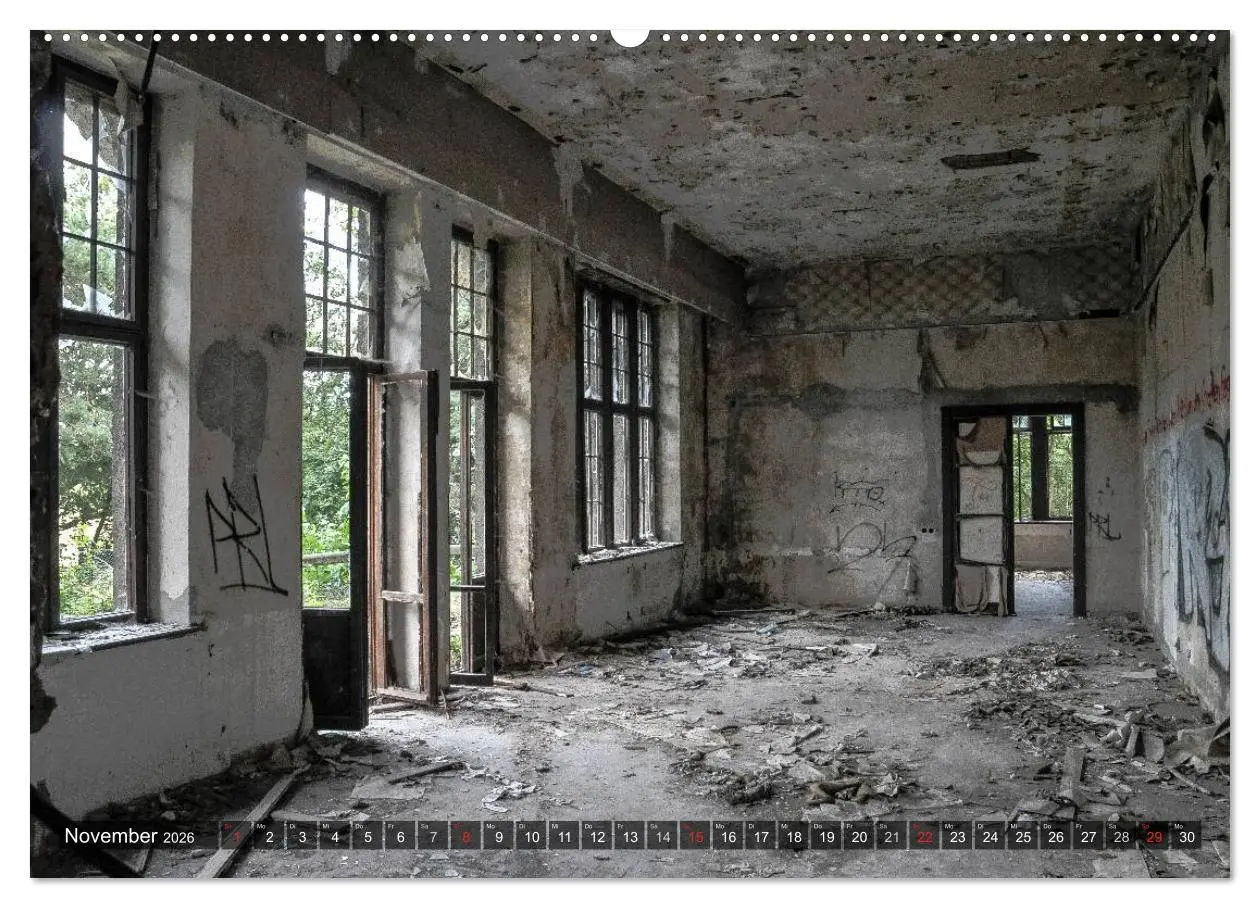 Bild: 9783516190847 | Lost Places in Deutschland 2026 (Wandkalender 2026 DIN A2 quer),...