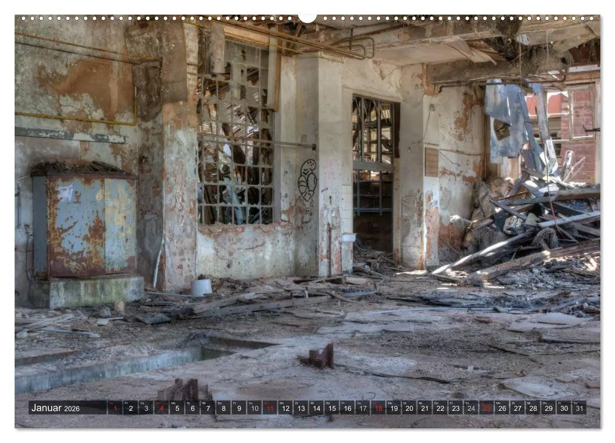 Bild: 9783516190847 | Lost Places in Deutschland 2026 (Wandkalender 2026 DIN A2 quer),...