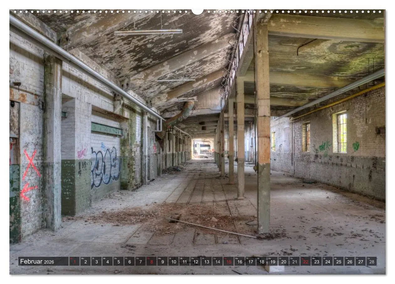 Bild: 9783516190847 | Lost Places in Deutschland 2026 (Wandkalender 2026 DIN A2 quer),...