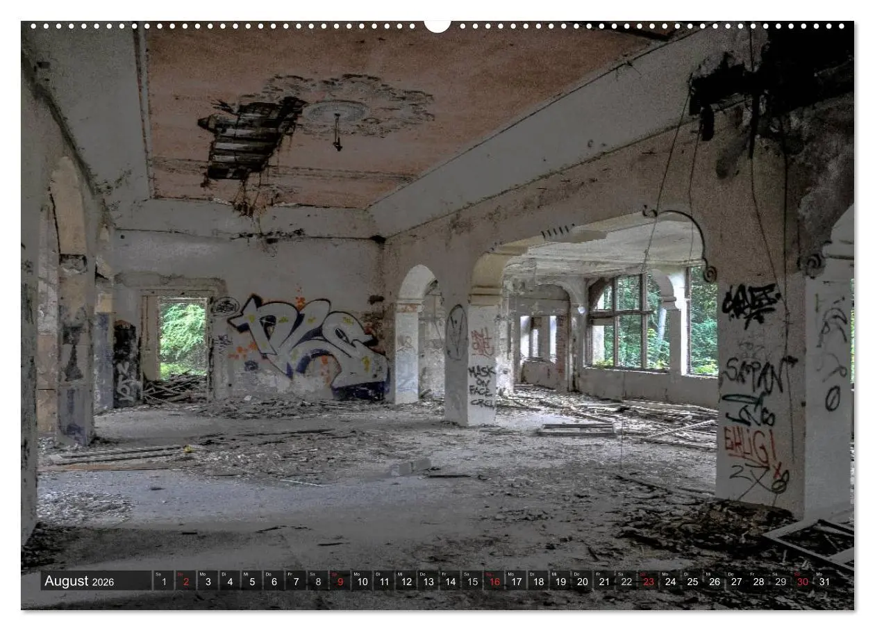 Bild: 9783516190847 | Lost Places in Deutschland 2026 (Wandkalender 2026 DIN A2 quer),...