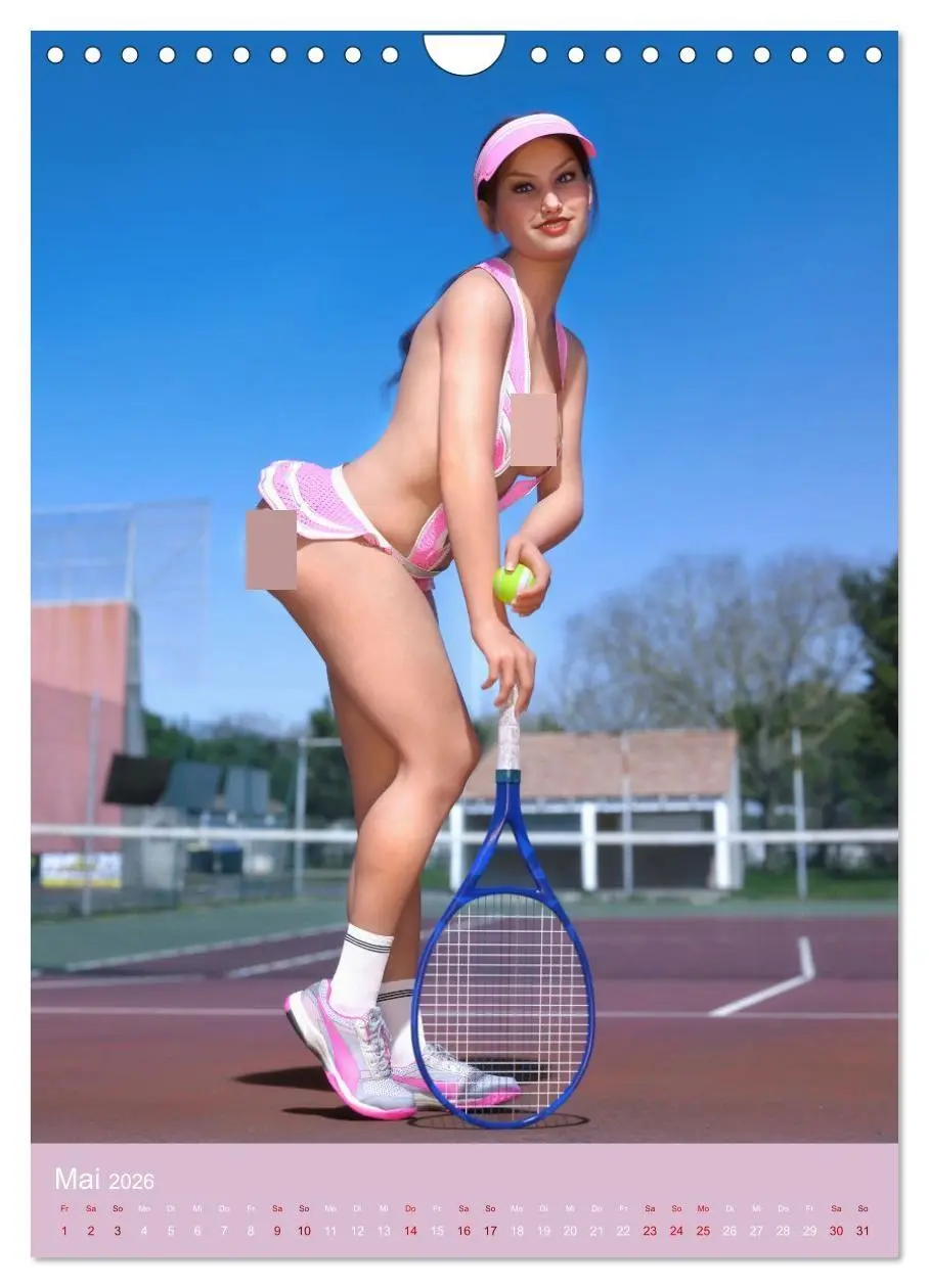 Bild: 9783516330847 | Pin Up Sport (Wandkalender 2026 DIN A4 hoch), CALVENDO Monatskalender