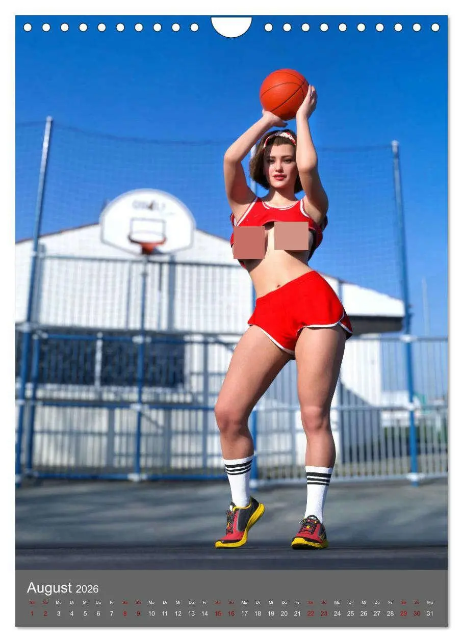 Bild: 9783516330847 | Pin Up Sport (Wandkalender 2026 DIN A4 hoch), CALVENDO Monatskalender
