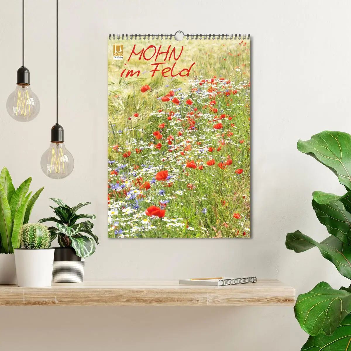 Bild: 9783516400847 | Mohn im Feld (Wandkalender 2026 DIN A3 hoch), CALVENDO Monatskalender