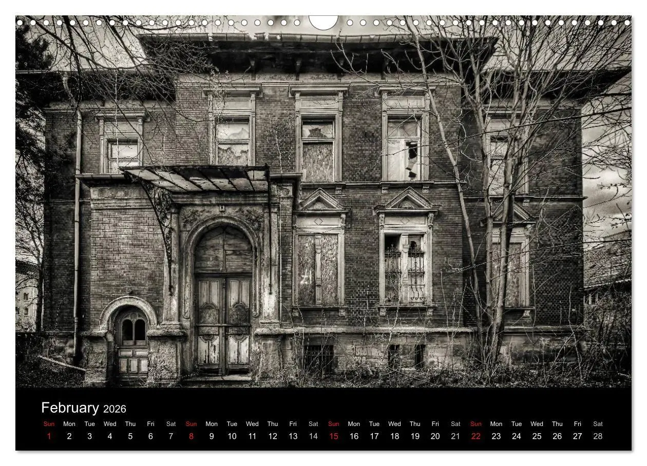 Bild: 9783516570847 | Abandoned Places Haunted Houses (Wall Calendar 2026 DIN A3...