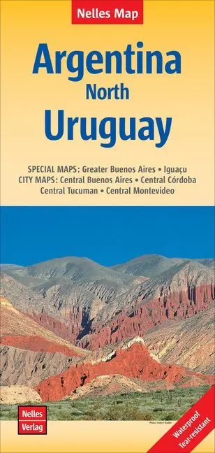 Cover: 9783865740847 | Nelles Map Landkarte Argentina: North, Uruguay Argentinien : Nord,...