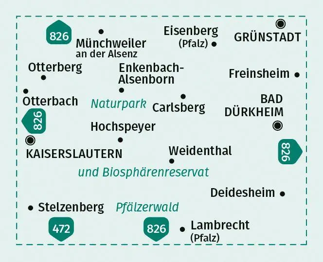 Bild: 9783991540847 | KOMPASS Wanderkarte 471 Pfälzerwald Nord 1:25.000 | (Land-)Karte