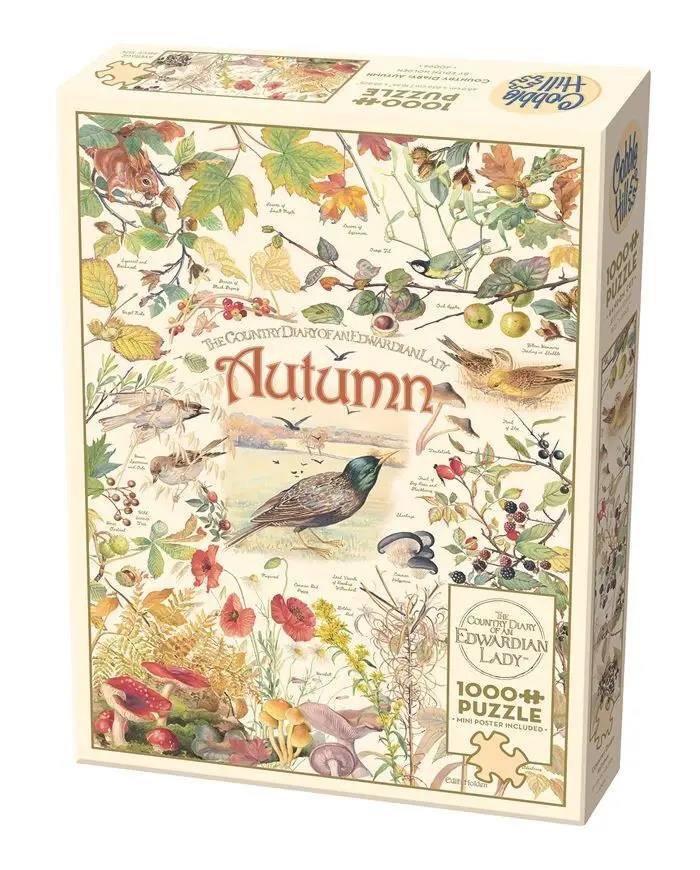 Cover: 625012400947 | COBBLE HILL PUZZLES - Tagebuch: Herbstzeit 1000 Teile | Spiel | 2025
