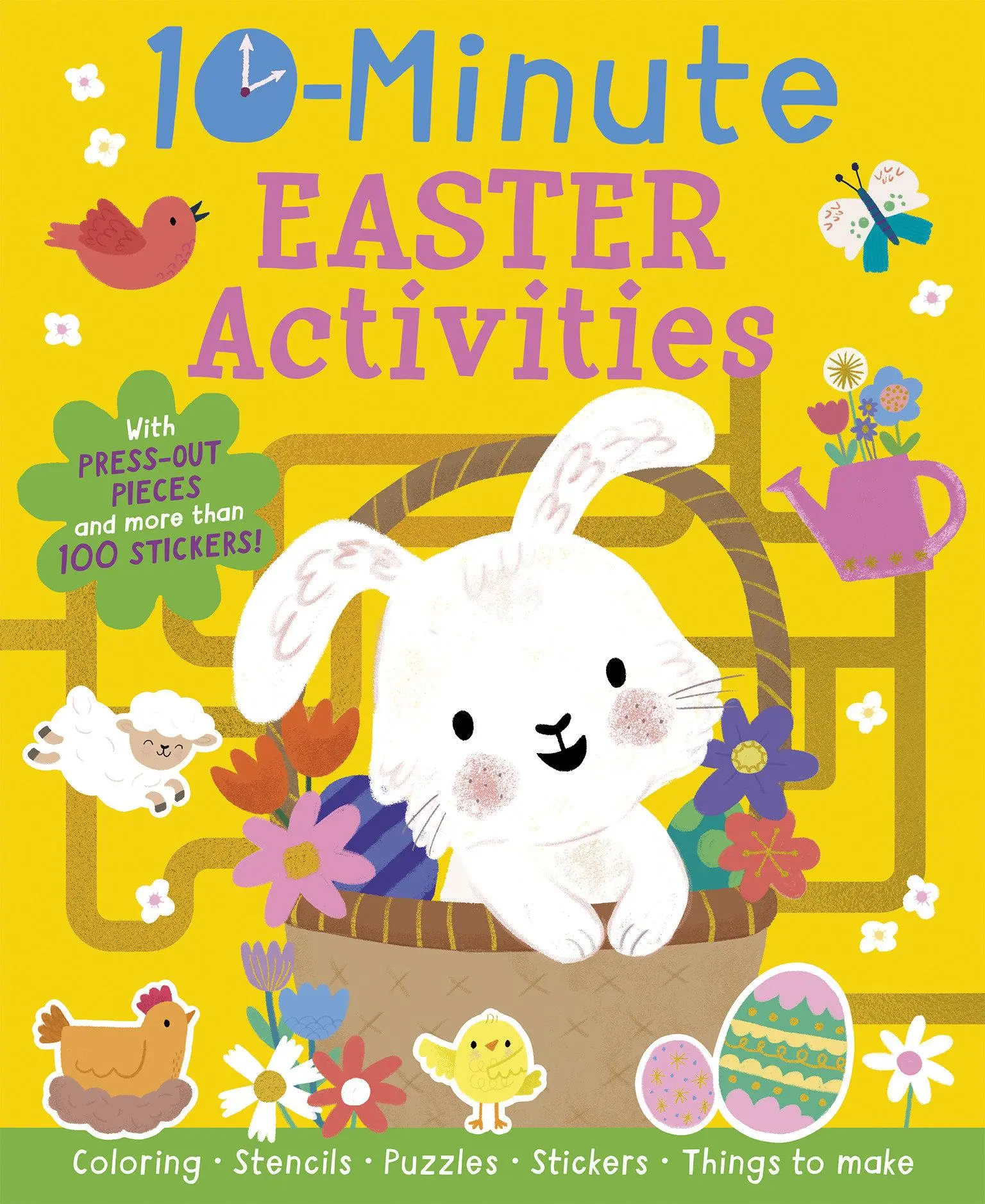 Cover: 9781664340947 | 10-Minute Easter Activities | With Stencils, Press-Outs, and Stickers!